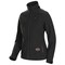 Pioneer Women's Heated Softshell Jacket, 4 Settings, 4-Way Stretch, Detachable Hood, Black, S V3210570U-S - alternate 5
